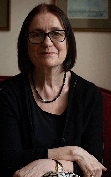Die Ehrendoktorin der Fakultät 2024 Irina Scherbakowa